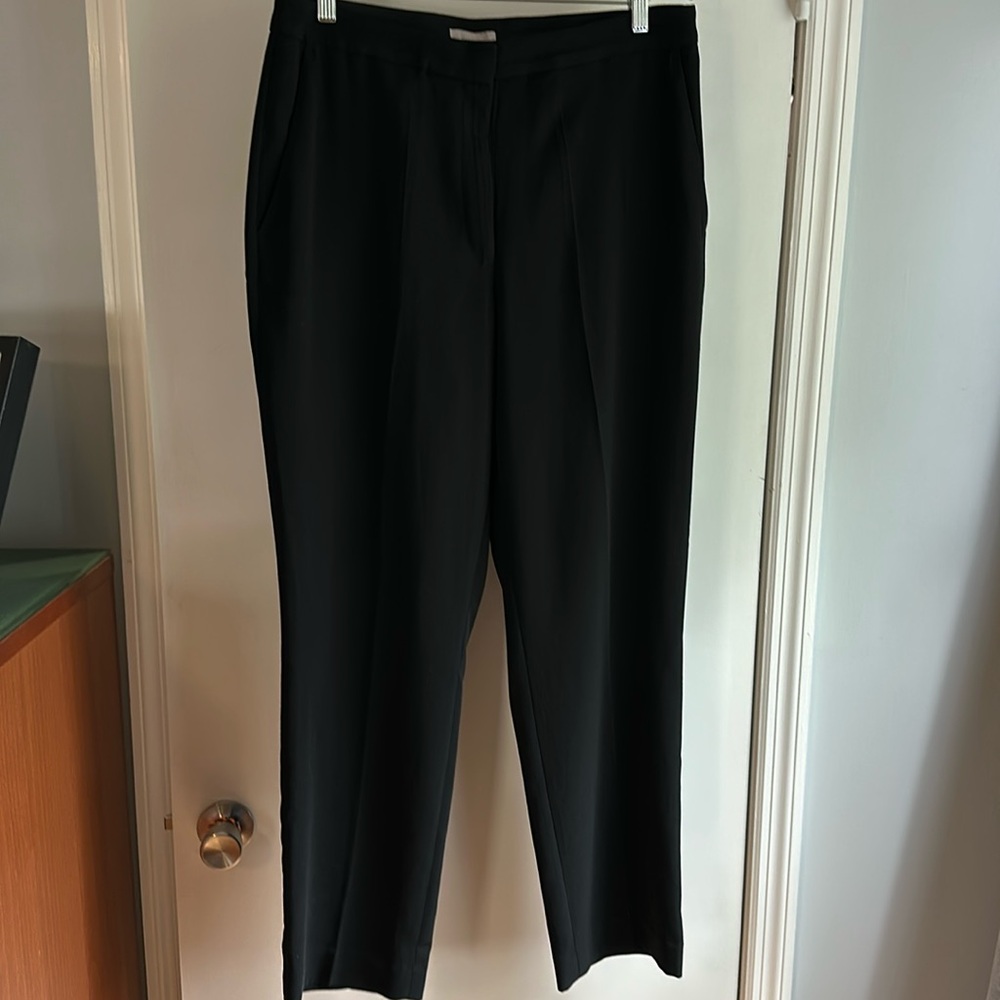 H&M high waisted straight leg trousers